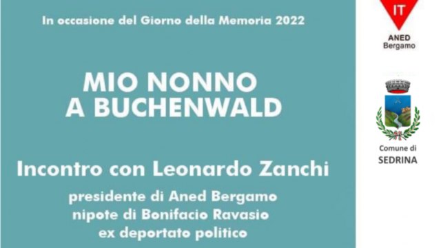 "Mio Nonno a Buchenwald" - Incontro con Leonardo Zanchi per la Giornata della Memoria 2022